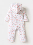 Juniors all over pastel floral printed sleepsuit (Winter)