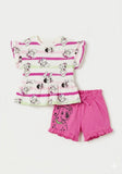 Dalmatian frill shirt & shorts set (set of 2) (Summer)