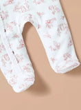 Juniors bunny printed frill sleepsuit