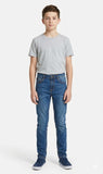 Juniors boys denim mid wash jeans