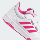 Adidas Solid White Shoes With Pink Logo (Box Packaging)