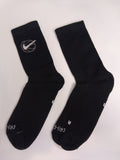 Nike black long socks