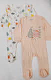 Juniors sweetest fruits printed sleepsuits (set of 2)
