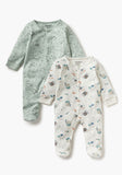 Juniors galaxy printed sleepsuits (set of 2)