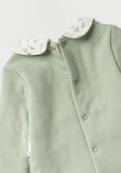 Juniors green bunny frill padded sleepsuit (Winter)