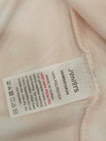 Juniors pink all over printed fleece ziped sleepsuit (winter)