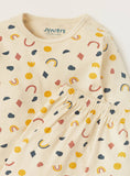 Juniors rainbow printed shirt & pyjama set (set of 2)
