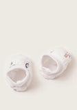 Juniors printed white Booties