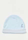 Giggles Embroidered sail boat beanie cap