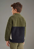 Max green furry fleece pullover (Winter)