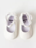Giggles Floral Accent Infant Shoes with Hook