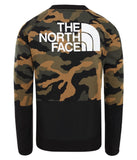 The North face camouflage men's sweatshirt (Fleece Lined) (Winter)