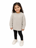 Matalan Light Grey Knitted Pullover (winter)