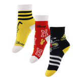 Adidas Disney Mickey mouse colorful solid socks (set of 3)