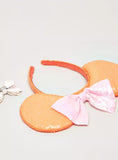 Charmz Minnie Mouse Hairband and Hair Clip Set