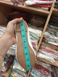 Missy white overlap ballerinas