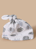 Juniors elephant bandana bib &cap(set of 2)