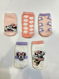 Disney Mickey Mouse Print Baby Socks - Set of 5