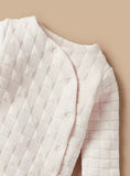 Giggles check embossed padded sleepsuit (Winter)