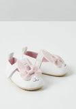 Juniors Bunny applique Bow Infant ballerina Shoes