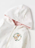 Disney Bambi Printed Hooded Openfeet Sleepsuit