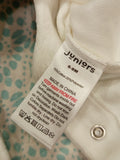 Juniors white bear embroidered fleece sleepsuit (Winter)