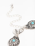 Lovisa silver turquoise choker (Jewellery)