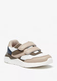 LBL brown & cream colorblock shoes (box packaging)