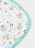 Giggles vehicle burpy muslin bibs