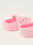 Juniors Textured Pink Booties