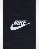 Nike solid black ankle socks (pack of 3)