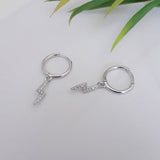 Lovisa Huggies silver earrings (Jewellery)