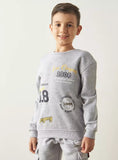 Lee cooper boys grey sweatshirt (Fleece lined) (Winter)