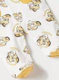 Simba embroidered sleepsuit with pockets