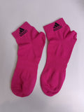 Adidas Pink ankle socks