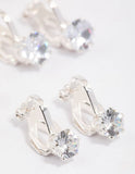Lovisa silver beads dynamite clip on earrings (Pack of 5) (Jewellery)