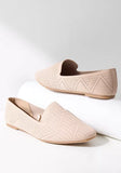 Max beige textured loafers