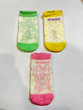 Disney Mickey Mouse Print Ankle Length Socks - Set of 3