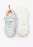 Oaklan pastel blue colorblock shoes (Box packaging)