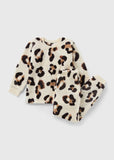 Matalan Leopard Printed Fleece Shirt & Pyjama Set (Set Of 2) (Winter)