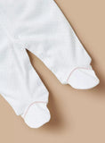 Juniors stripped bow sleepsuit