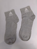 Adidas grey ankle socks