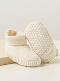 Juniors textured beanie cap & booties(set of 2)(winter)