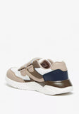 LBL brown & cream colorblock shoes (box packaging)