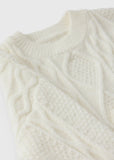 Matalan white textured knitted pullover (Winter)