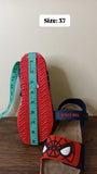 Spiderman embossed boys sandals