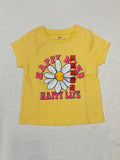 Juniors yellow daisy printed tshirt (Summer)