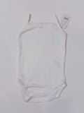 Juniors white sleeveless bodysuit