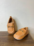 Giggles brown loafer infant shoes