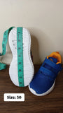 Oaklan navy shoes with orange logo